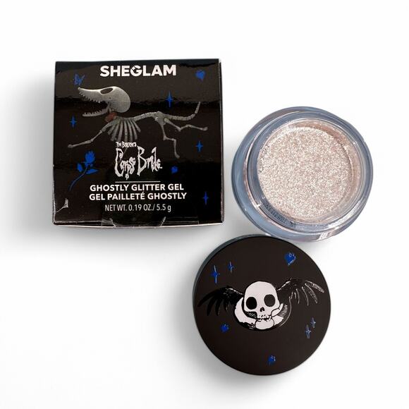 Tim Burton's Corpse Bride Ghostly Glitter Gel Eyeshadow Tears to Shed Sheglam - Picture 1 of 4